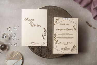 Wedding Düğün Davetiyesi 8401